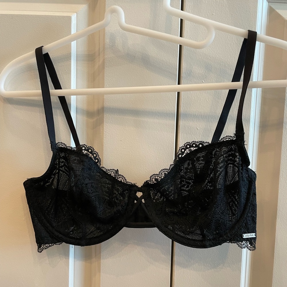 Black unlined Gilly Hicks bra 32D